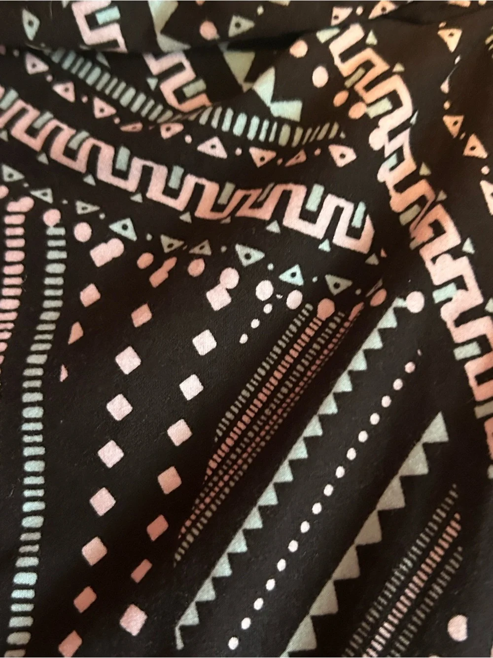 NWT No Boundaries Mint Tee & Tribal Geometric Print Leggings Active Set L 11-13